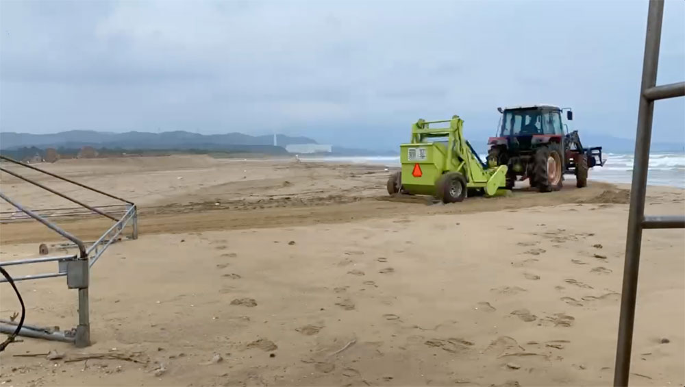 世壯運福隆沙灘跑步沙灘清潔